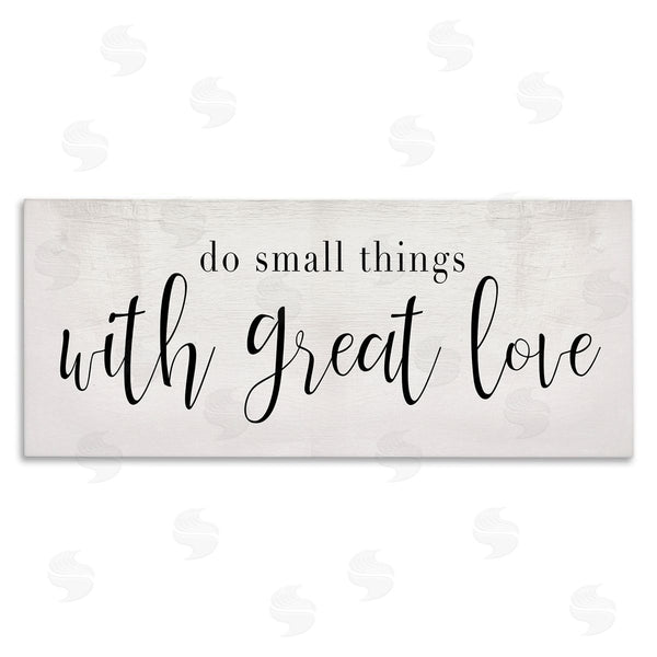 stupell industries Stupell Studio | Do Small Things with Great Love Minimal Quote