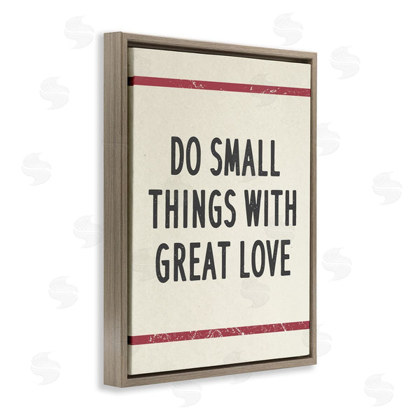 Stupell Industries Stupell Studio | Do Things With Love Red Stripe
