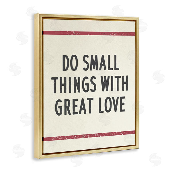 Stupell Industries Stupell Studio | Do Things With Love Red Stripe