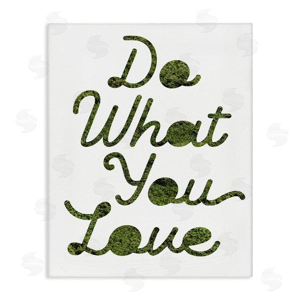 stupell industries Stupell Studio | Do What You Love Phrase Grass Pattern Minimal Text Wall Art