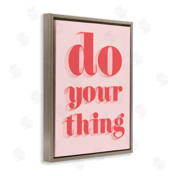 Stupell Industries Stupell Studio | Do Your Thing Bold Pink