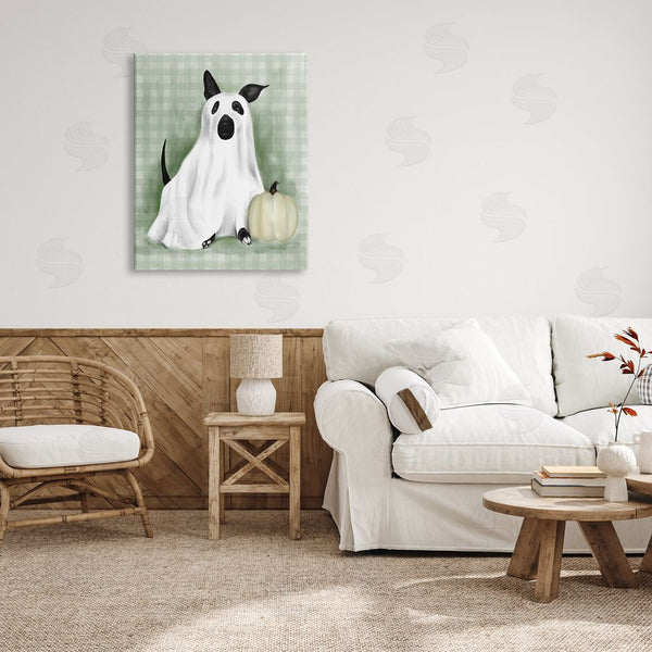 Stupell Industries Stupell Studio | Dog Ghost Halloween Costume Wall Art