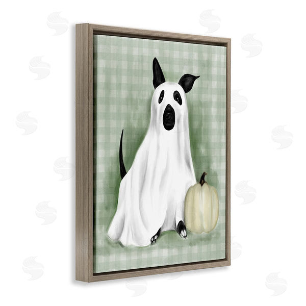 Stupell Industries Stupell Studio | Dog Ghost Halloween Costume Wall Art