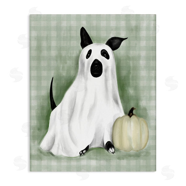 stupell industries Stupell Studio | Dog Ghost Halloween Costume Wall Art
