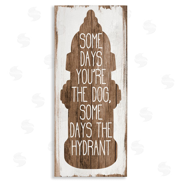 stupell industries Stupell Studio | Dog or Hydrant Funny Pet Metaphor Wall Art