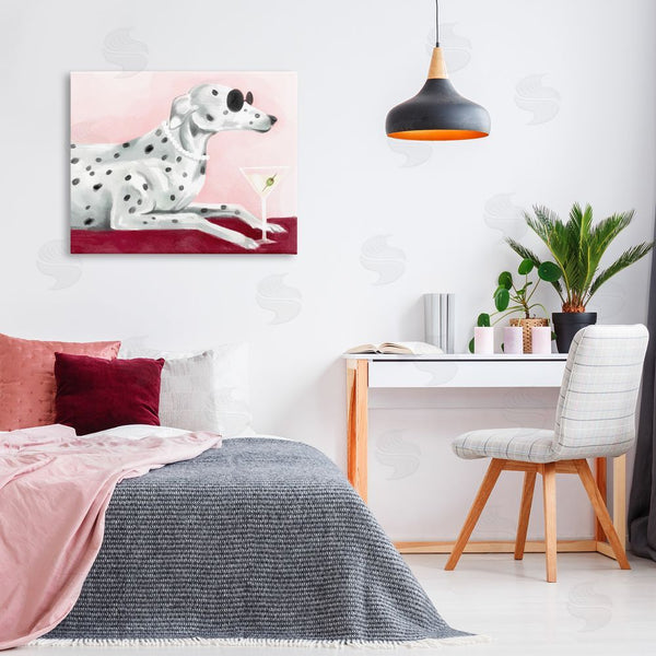 Stupell Industries Stupell Studio | Dog With Martini Wall Art