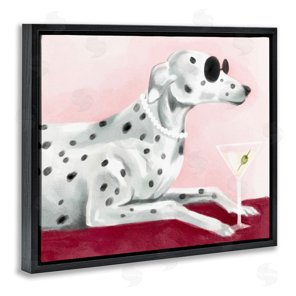 Stupell Industries Stupell Studio | Dog With Martini Wall Art