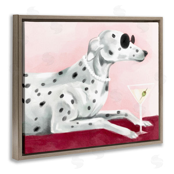 Stupell Industries Stupell Studio | Dog With Martini Wall Art