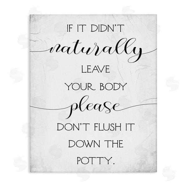 stupell industries Stupell Studio | Don't Flush Down Potty Quote