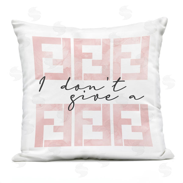 Stupell Industries Stupell Studio | Don't Give A Upscale Fashion Brand Glam Quote Printed Throw Pillow