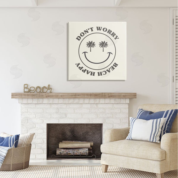 Stupell Industries Stupell Studio | Don't Worry Beach Happy Smile Wall Art