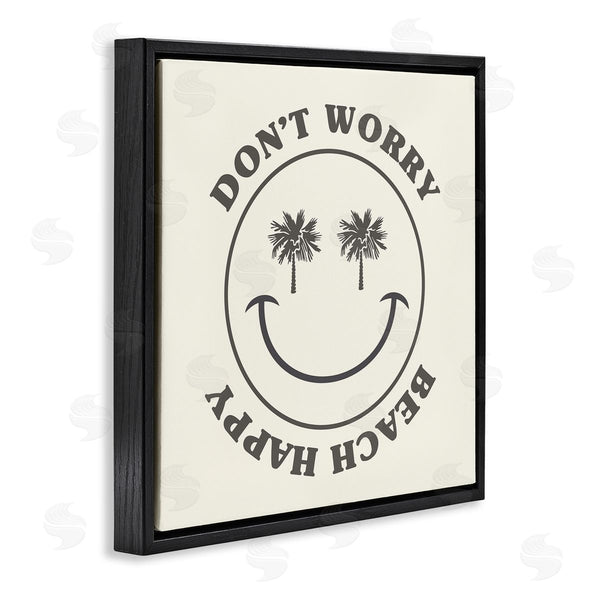 Stupell Industries Stupell Studio | Don't Worry Beach Happy Smile Wall Art