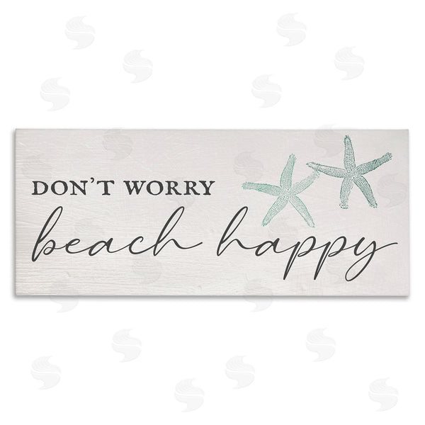 Stupell Industries Stupell Studio | Don't Worry Beach Happy Wall Art