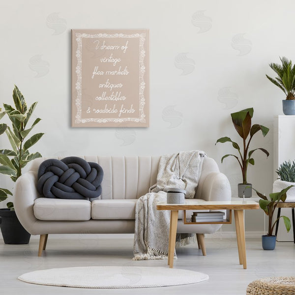 Stupell Industries Stupell Studio | Dream Of Antiques Phrase Wall Art