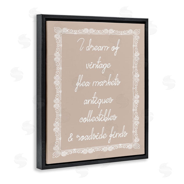 Stupell Industries Stupell Studio | Dream Of Antiques Phrase Wall Art