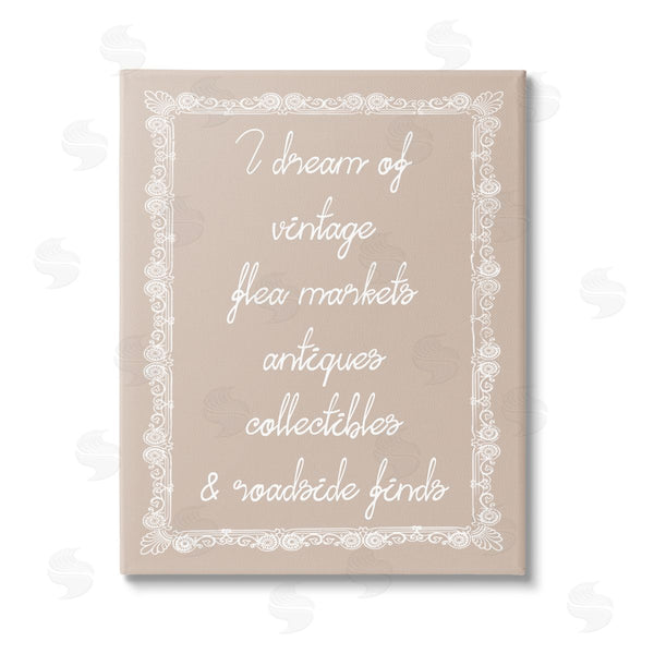 stupell industries Stupell Studio | Dream of Antiques Phrase Wall Art