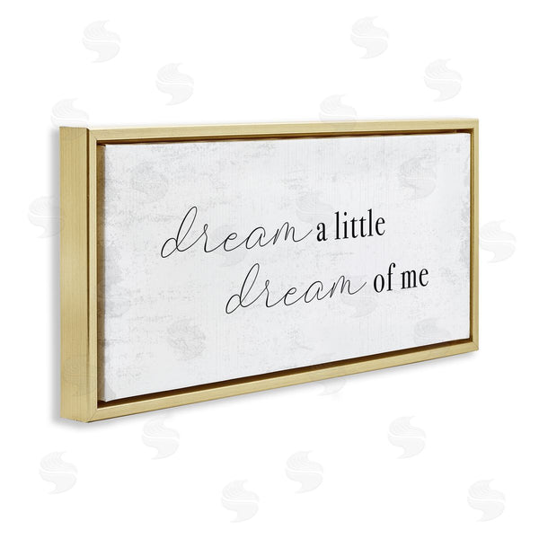 Stupell Industries Stupell Studio | Dream Of Me Romantic Phrase Simple Rustic Charm