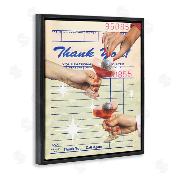 Stupell Industries Stupell Studio | Drink Cheers Restaurant Check