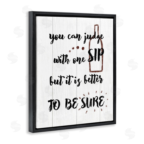 Stupell Industries Stupell Studio | Drinking Humor Judge With Sip