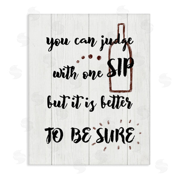 stupell industries Stupell Studio | Drinking Humor Judge with Sip