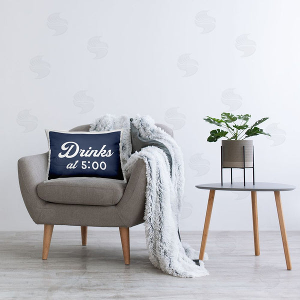 Stupell Industries Stupell Studio | Drinks At 5 Phrase