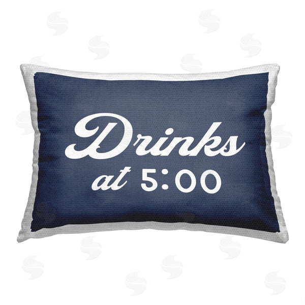 Stupell Industries Stupell Studio | Drinks At 5 Phrase