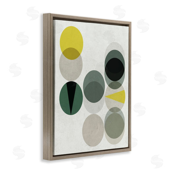 Stupell Industries Stupell Studio | Earth Tone Layered Circular Shapes Green Grey