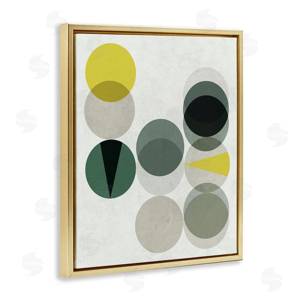 Stupell Industries Stupell Studio | Earth Tone Layered Circular Shapes Green Grey