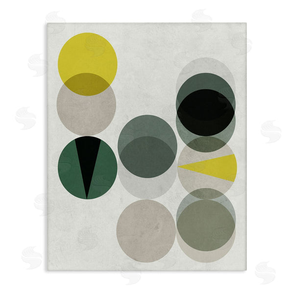 stupell industries Stupell Studio | Earth Tone Layered Circular Shapes Green Grey