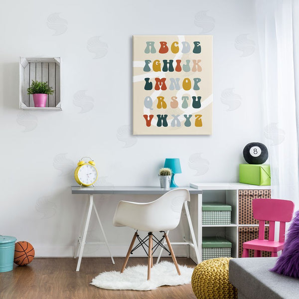 Stupell Industries Stupell Studio | Earth Tones Alphabet Wall Art