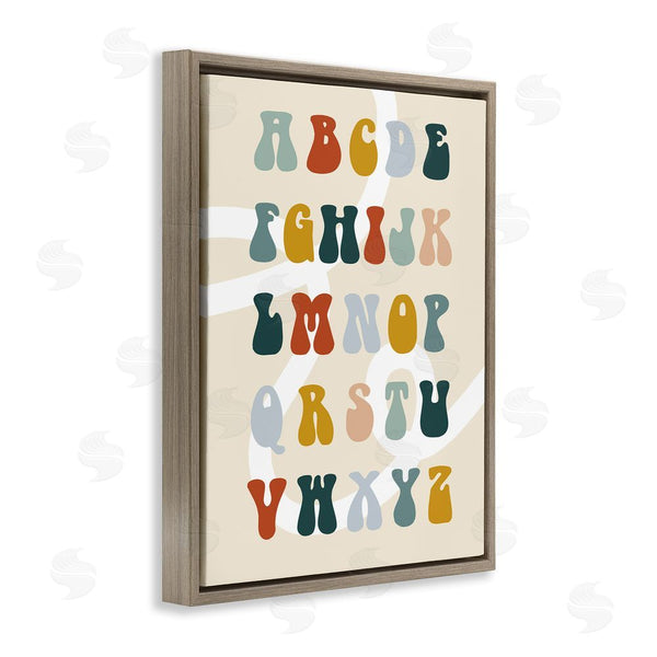 Stupell Industries Stupell Studio | Earth Tones Alphabet Wall Art
