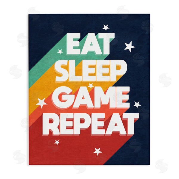 stupell industries Stupell Studio | Eat Sleep Game Repeat Retro
