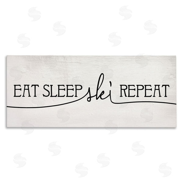 stupell industries Stupell Studio | Eat Sleep Ski Repeat Phrase Wall Art