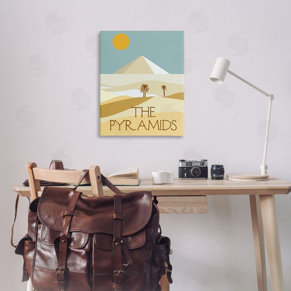 Stupell Industries Stupell Studio | Egypt Pyramids Landmark Wall Art