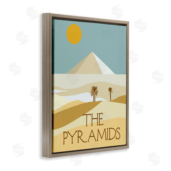 Stupell Industries Stupell Studio | Egypt Pyramids Landmark Wall Art