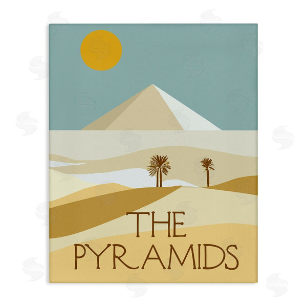 stupell industries Stupell Studio | Egypt Pyramids Landmark Wall Art