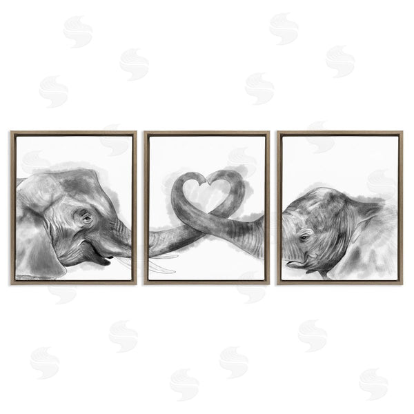 Stupell Industries Stupell Studio | Elephant Trunk Heart Shape