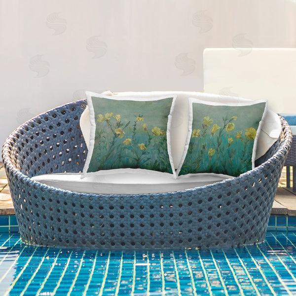 Stupell Industries Stupell Studio | Evening Primrose Flower Unfurling Printed Throw Pillow Set