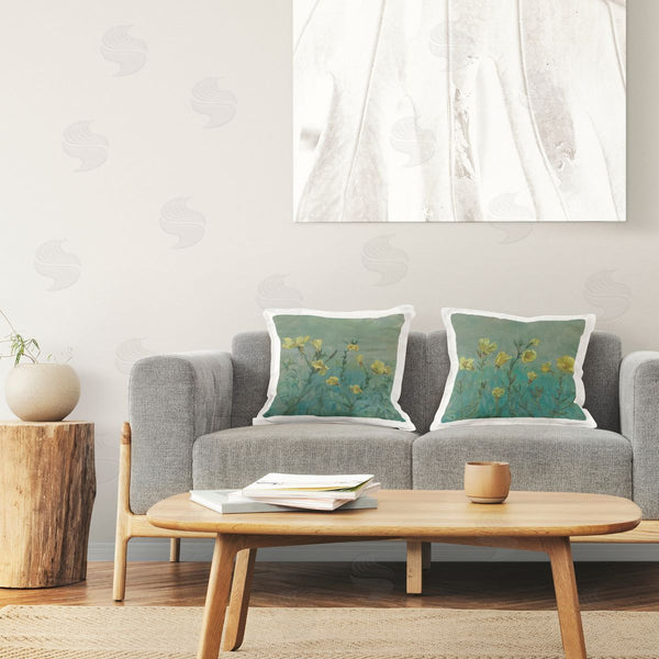 stupell industries Stupell Studio | Evening Primrose Flower Unfurling Printed Throw Pillow Set
