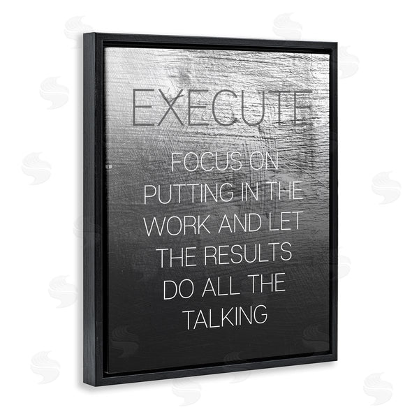 Stupell Industries Stupell Studio | Execute Motivational Definition
