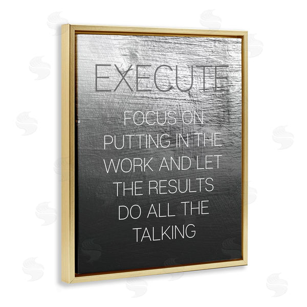 Stupell Industries Stupell Studio | Execute Motivational Definition
