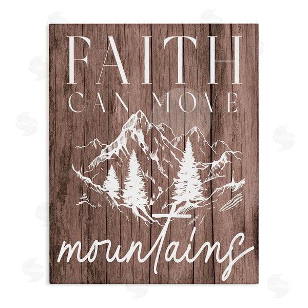 stupell industries Stupell Studio | Faith Can Move Mountains Wall Art