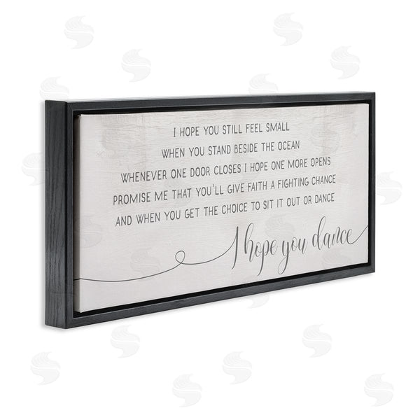 Stupell Industries Stupell Studio | Faith Fighting Chance Phrase Romantic Dance Quote
