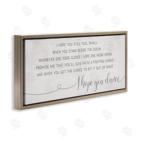 Stupell Industries Stupell Studio | Faith Fighting Chance Phrase Romantic Dance Quote