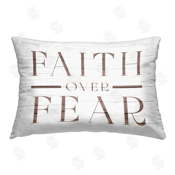Stupell Industries Stupell Studio | Faith Over Fear Rustic