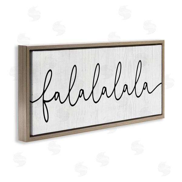 Stupell Industries Stupell Studio | Falalalala Minimal Holiday Phrase Wall Art