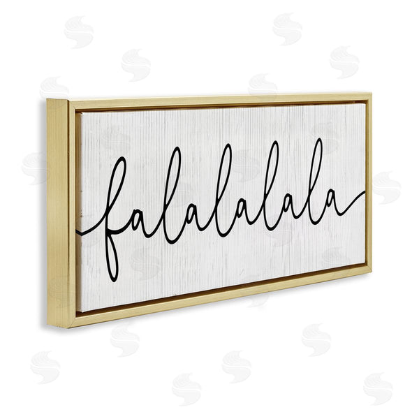 Stupell Industries Stupell Studio | Falalalala Minimal Holiday Phrase Wall Art
