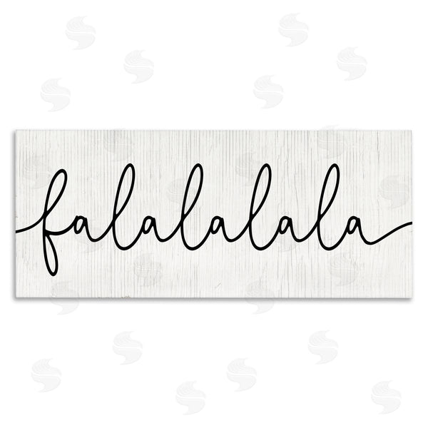 stupell industries Stupell Studio | Falalalala Minimal Holiday Phrase Wall Art