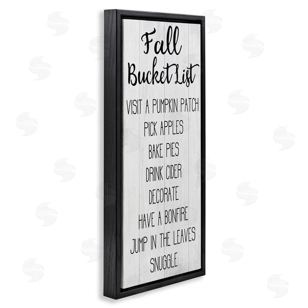 Stupell Industries Stupell Studio | Fall Bucket List Casual Sign Wall Art