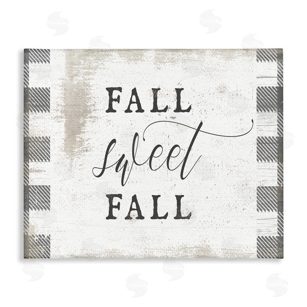 stupell industries Stupell Studio | Fall Sweet Fall Plaid Border